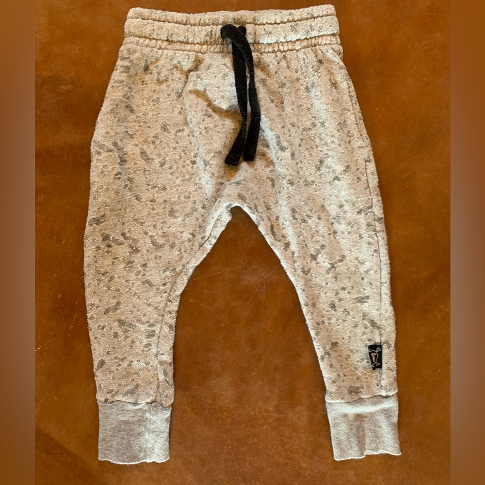 Nununu EUC 12-18 months grey sweatpants